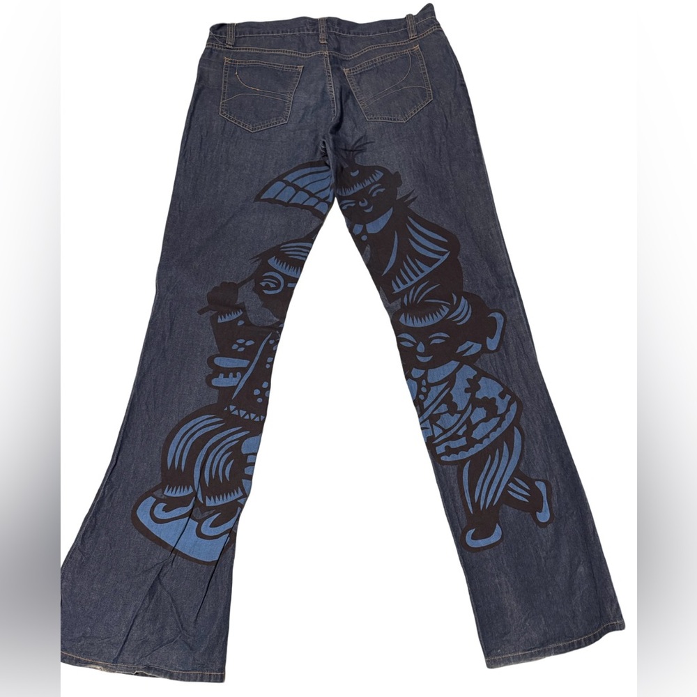 Custo Barcelona Vintage Printed Jean Size 29 - Picture 6 of 10